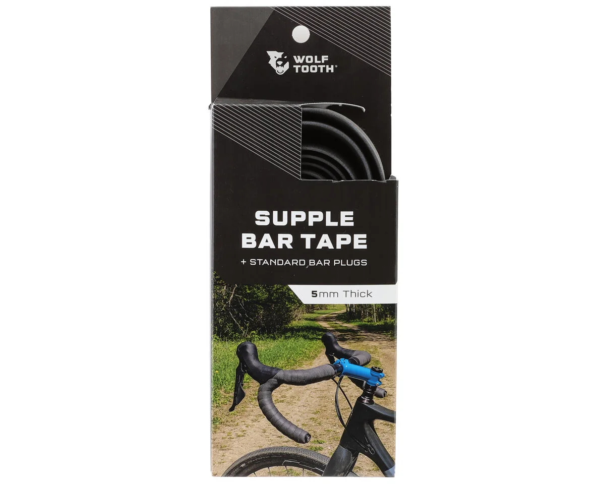 Wolf Tooth Components Supple Handlebar Tape (Black) - view 2
